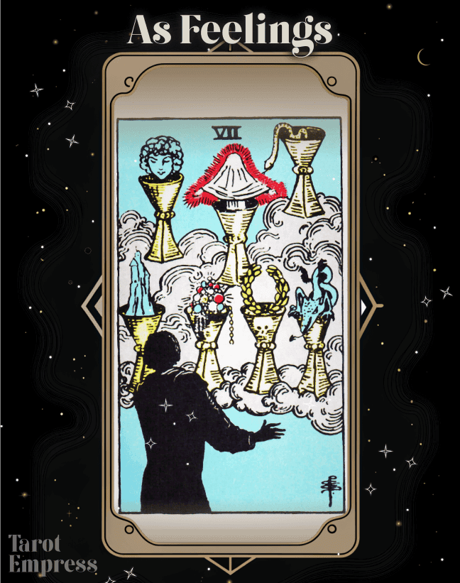 7 of Cups as Feelings Reversed & Upright (How Someone Feels About You)