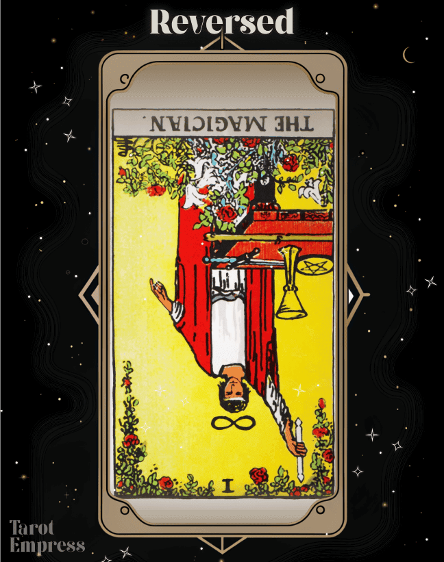 The Magician Reversed meaning and interpretation