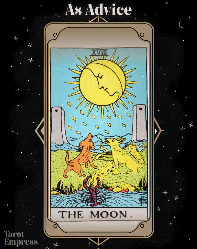 The Moon Advice Upright & Reversed Interpretations